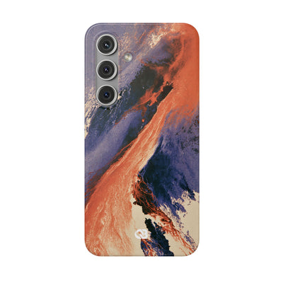 Solar Aura Drift · Lite Phone Case for Samsung · Orange
