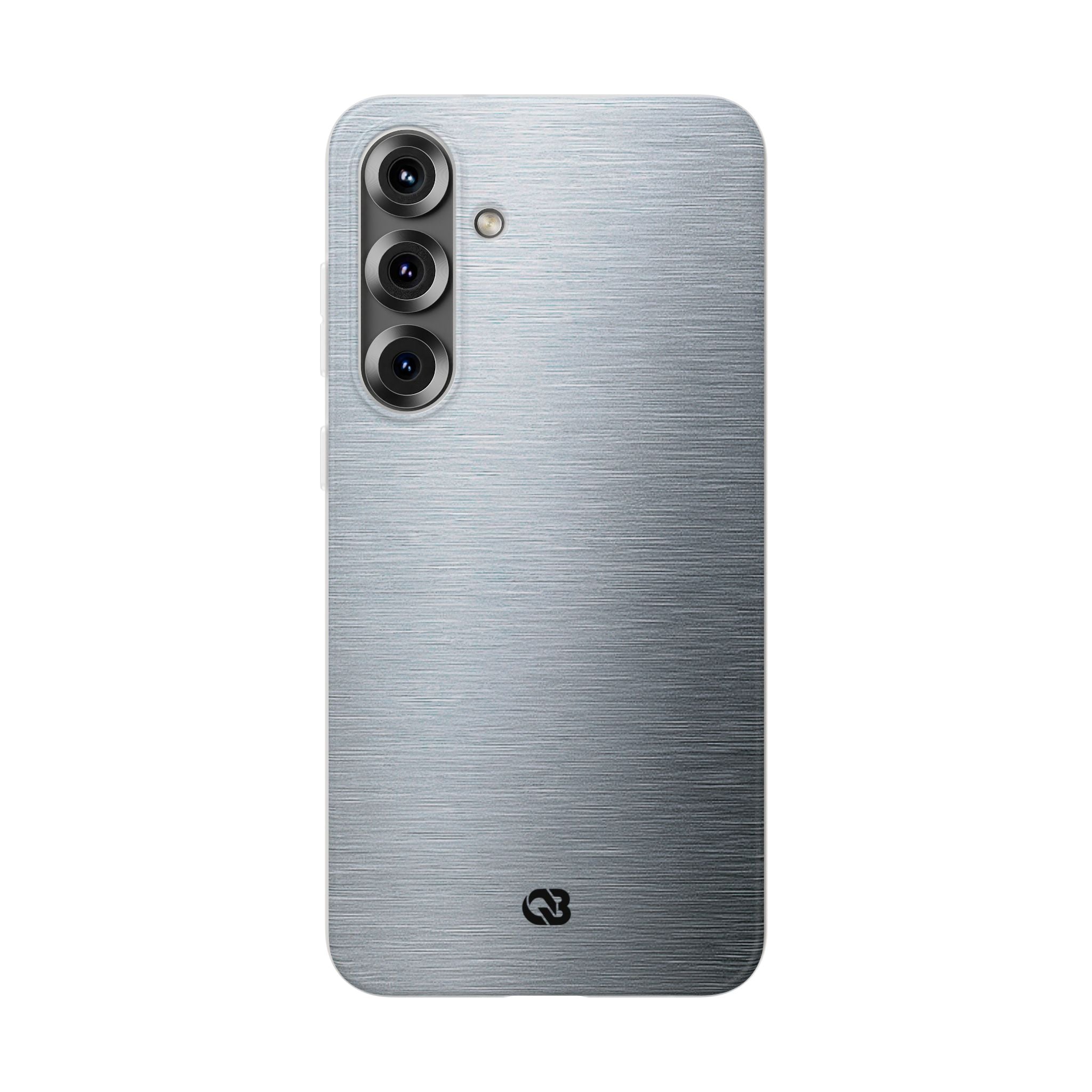 Silver Lite Phone Case for Samsung - Satin Chrome Grain