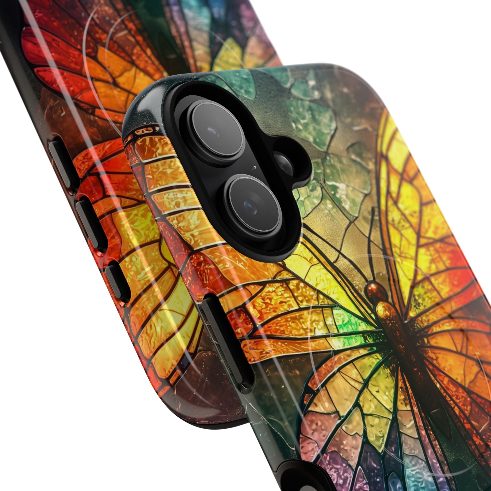 Stained Glass Butterfly iPhone 17 Case - Tough+ - CASE•BOB
