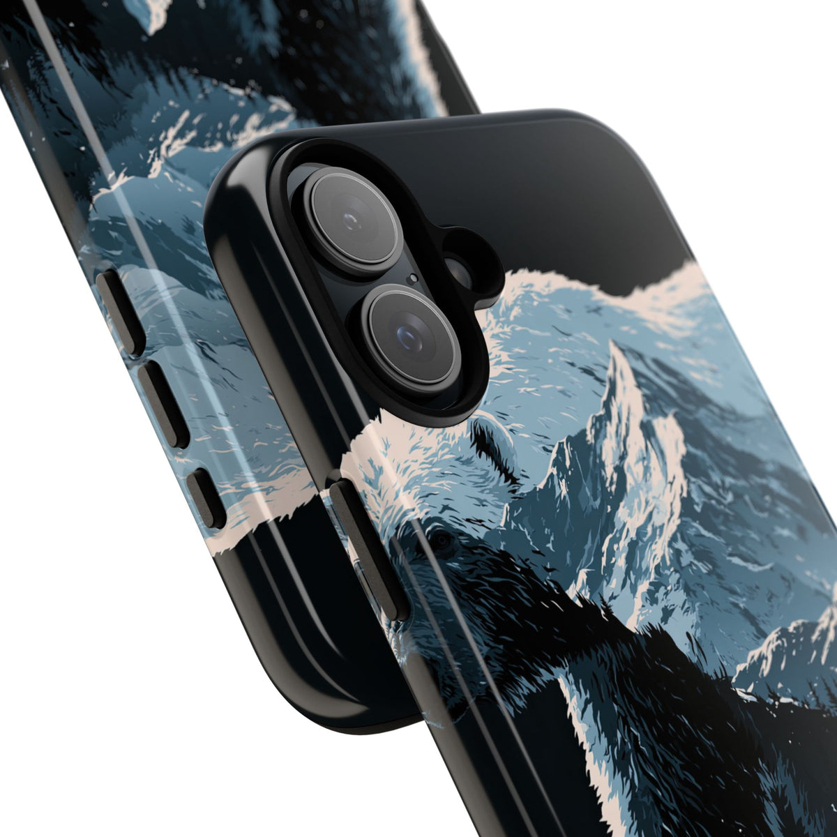 Nordic Arctic Bear · Tough Phone Case for iPhone · Black