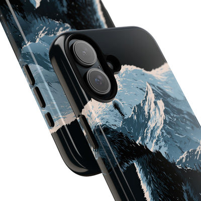 Nordic Arctic Bear · Tough Phone Case for iPhone · Black