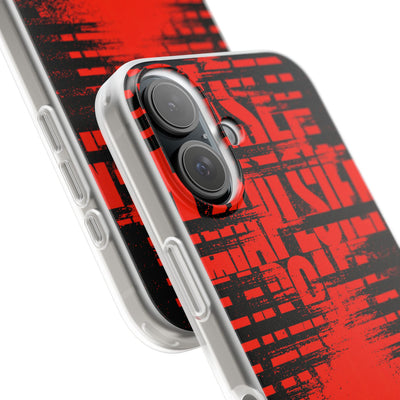 Crimson Redaction · Lite Phone Case for iPhone ·  Black