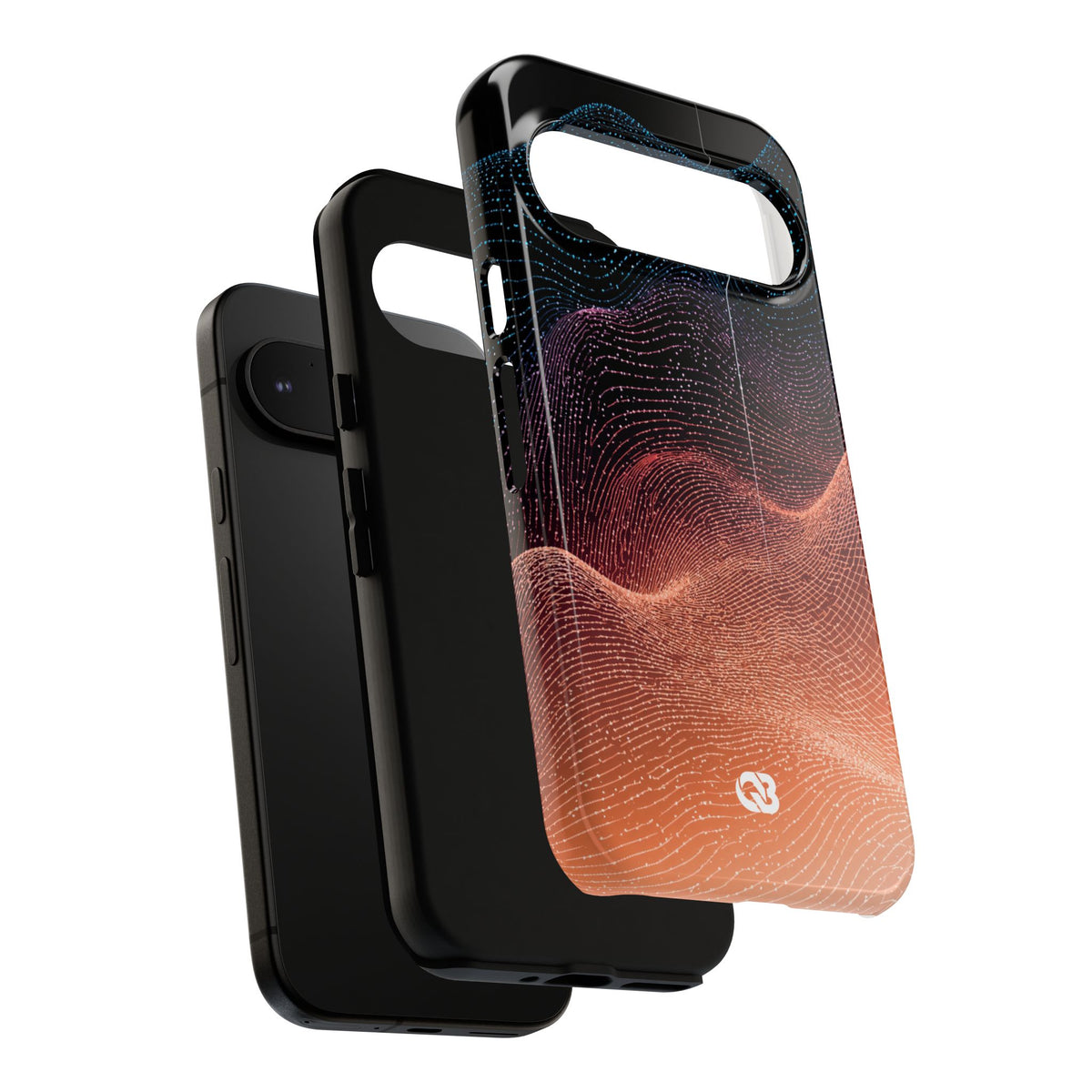 Spectral Elevation · Tough Phone Case for Pixel ·  Orange