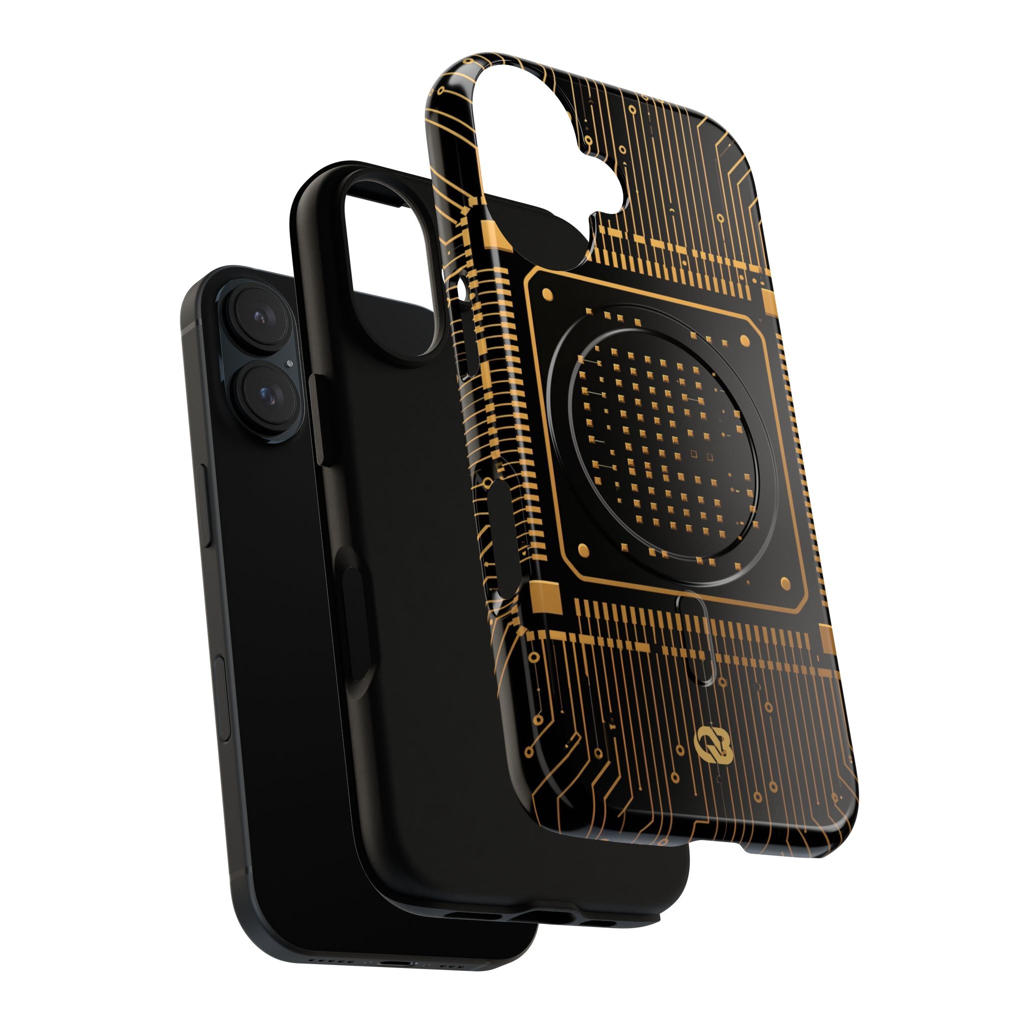 Gold Tough 2.0 Magsafe Phone Case for iPhone - Cyber Gold Processor