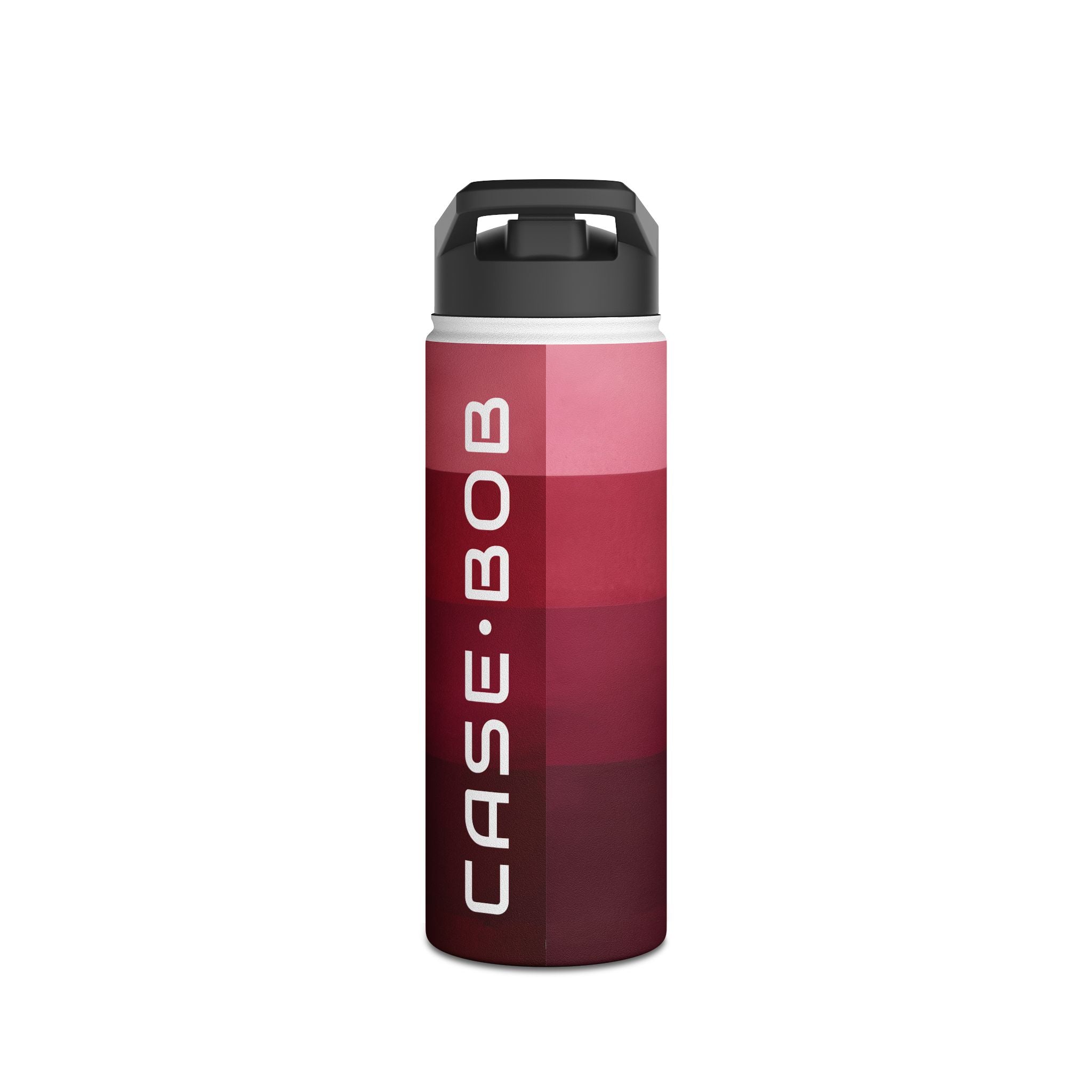 Blushing Stripes - Stainless Steel Water Bottle