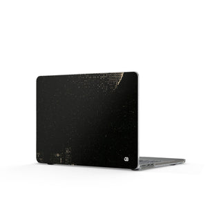 Lunar Metropolis Nocturne · Clear Hard Case for MacBook · Black