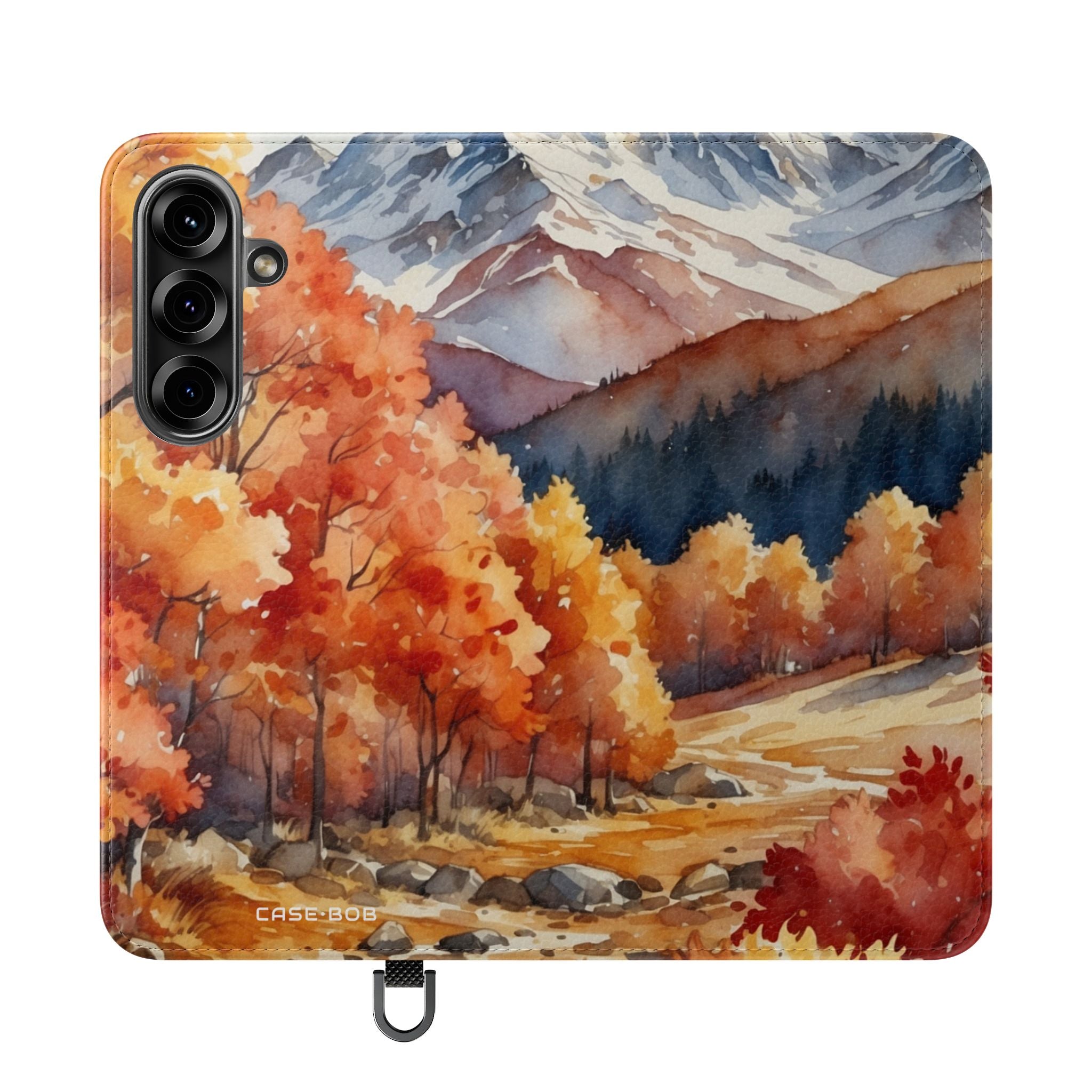 Syksyn vuori - Samsung S25 Case - lompakkotyyppinen