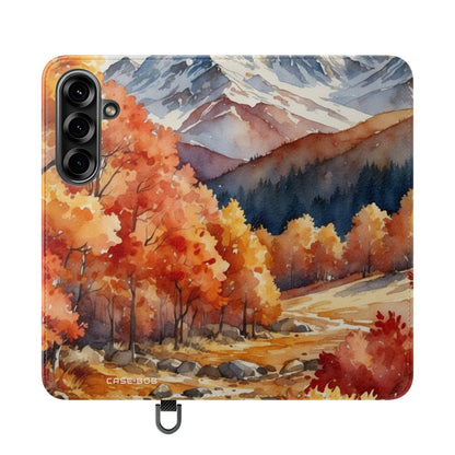 Autumn Mountain - Samsung S25 Case - Wallet