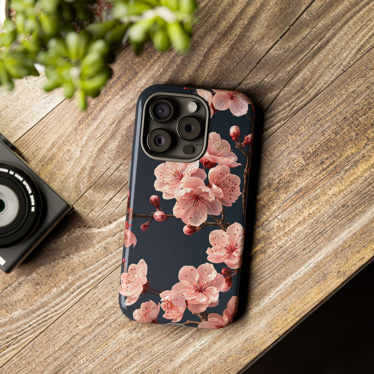 Midnight Sakura Bloom · Tough Phone Case for iPhone · Pink
