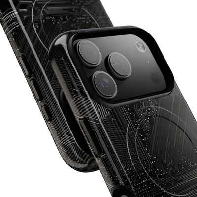 Obsidian Circuitry · Tough 2.0 Magnetic Phone Case for iPhone · Black
