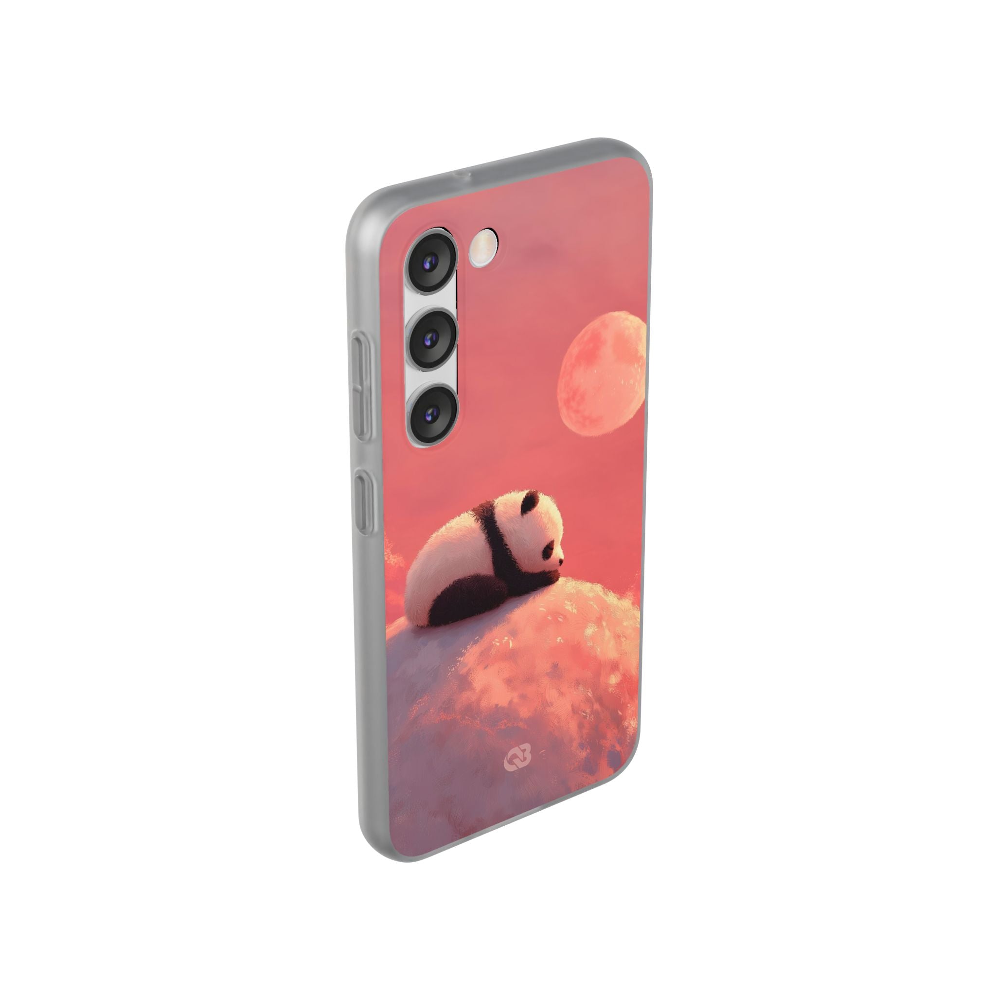 Rose Moon Panda · Soft Phone Case for Samsung