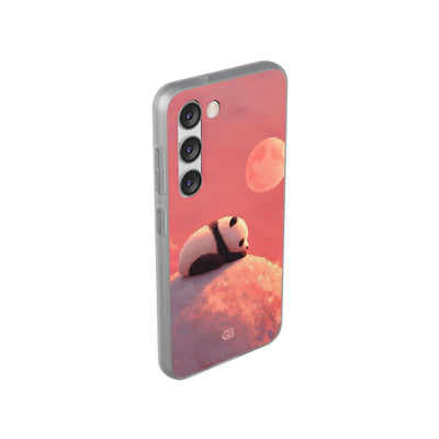 Rose Moon Panda · Soft Phone Case for Samsung