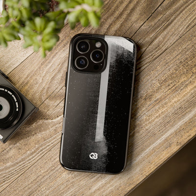 Black Tough Phone Case for iPhone - Vector Core Monolith