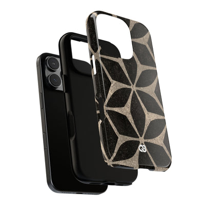 Concrete Mosaic Star · Tough Phone Case for iPhone · Black