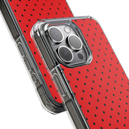 Crimson Punktmatrix iPhone 15 Pro Max Case - Impact