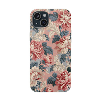Blush Peony Jacquard · Lite Phone Case for iPhone ·  Pink