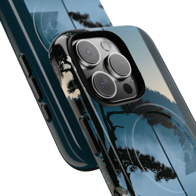 Blue Tough 2.0 Magsafe Phone Case for iPhone - Kyoto Mist Pine