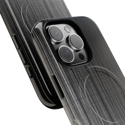 Grey Tough 2.0 Magsafe Phone Case for iPhone - Static Vertical Dither