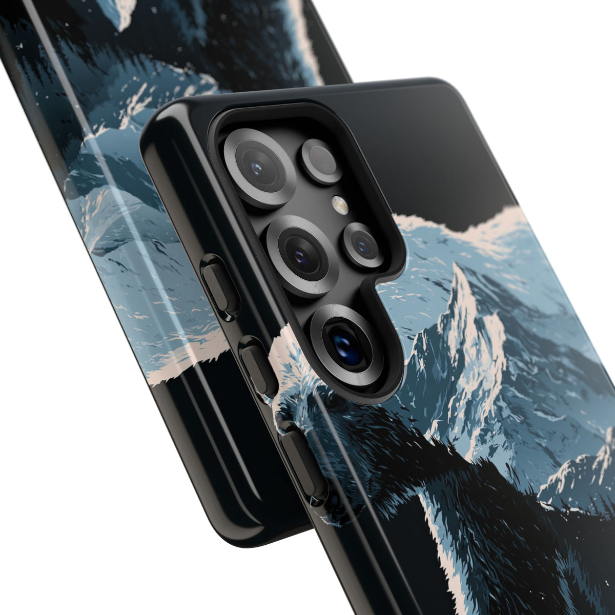 Nordic Arctic Bear · Tough Phone Case for Samsung · Black