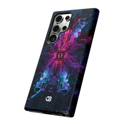 Neural Circuit Core · Tough Phone Case for Samsung · Black