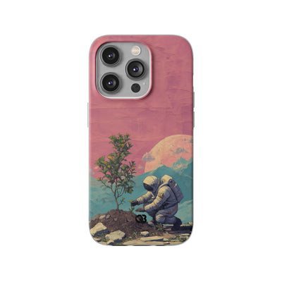 Lunar Pastel Bloom · Soft Phone Case for iPhone