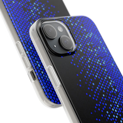 Cobalt Hex Dispersion · Lite Phone Case for iPhone ·  Blue
