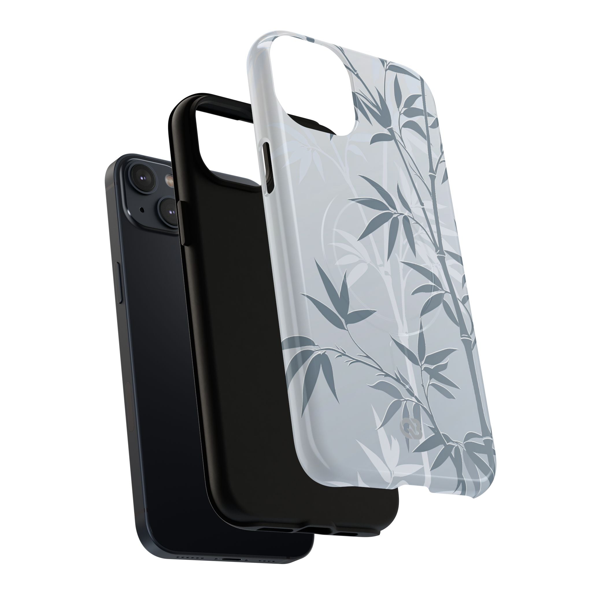 Blue Tough 2.0 Magsafe Phone Case for iPhone - Slate Bamboo Shadow