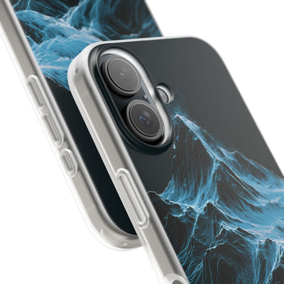 Nordic Frost Peak · Lite Phone Case for iPhone ·  Blue