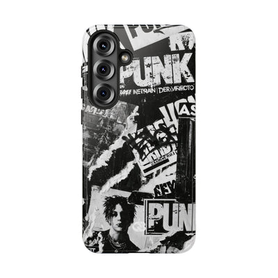 Underground Punk Collage · Tough Phone Case for Samsung · Black