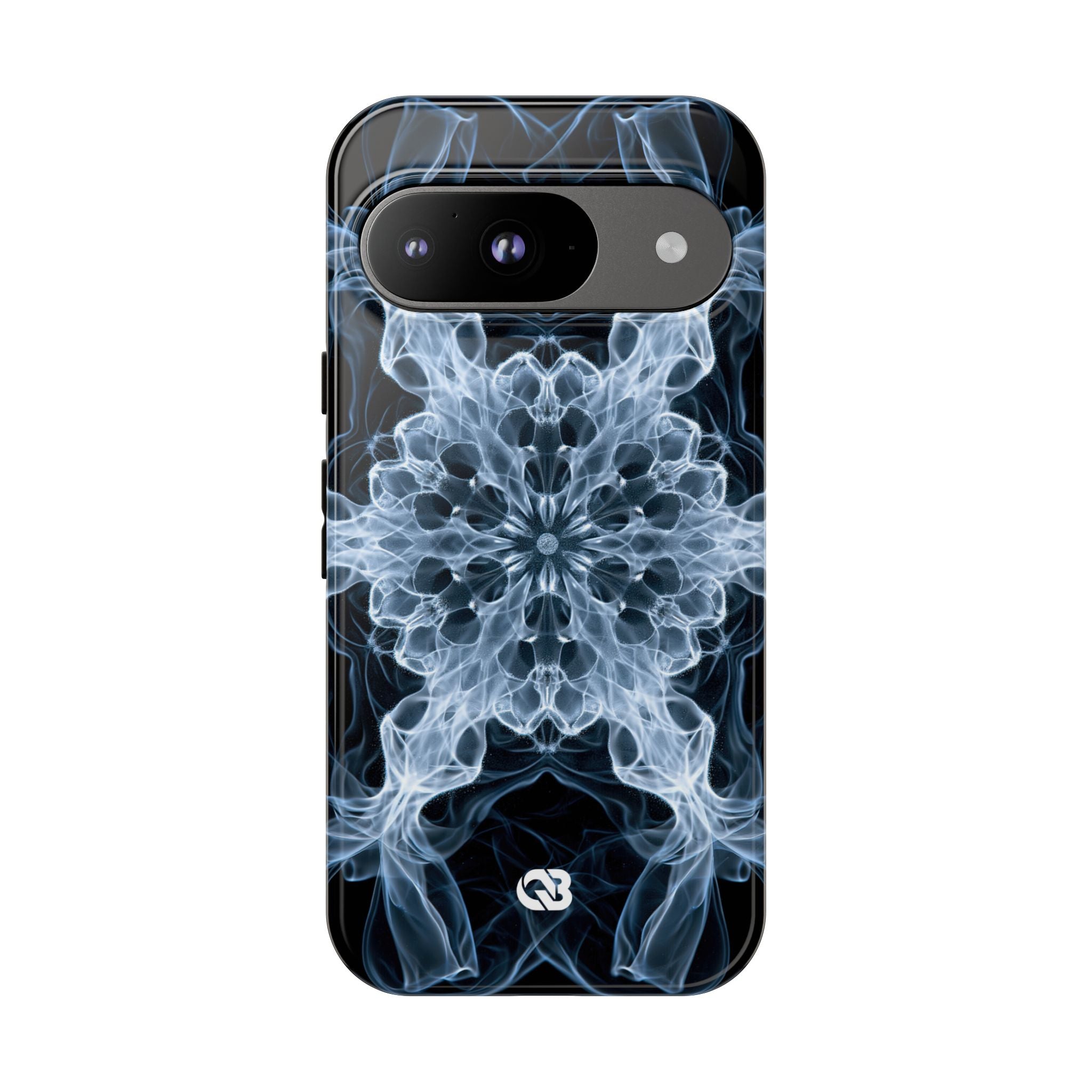 Blue Tough Phone Case for Google Pixel - Glacial Smoke Crown