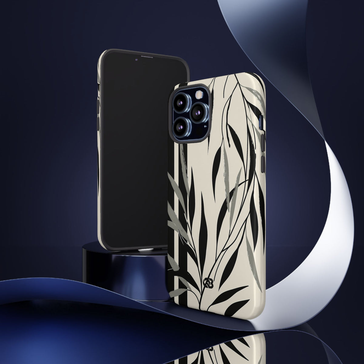 Linear Willow Study · Tough Phone Case for iPhone · Beige