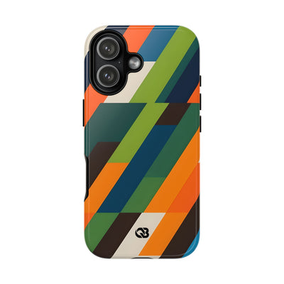 Custodia Retro Mosaico Angolata · Tough per iPhone