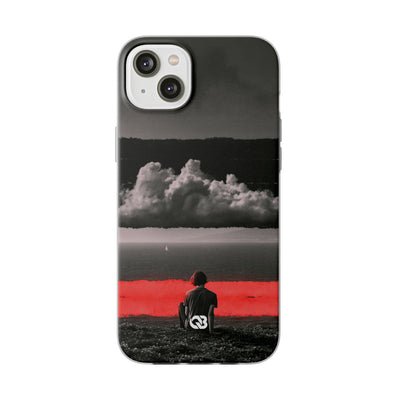 Crimson Horizon · Lite Phone Case for iPhone ·  Black