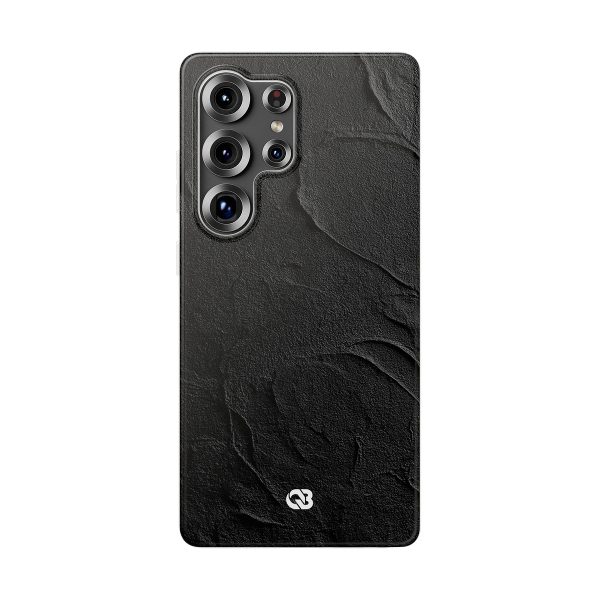 Obsidian Stucco Relief · Lite Phone Case for Samsung · Black