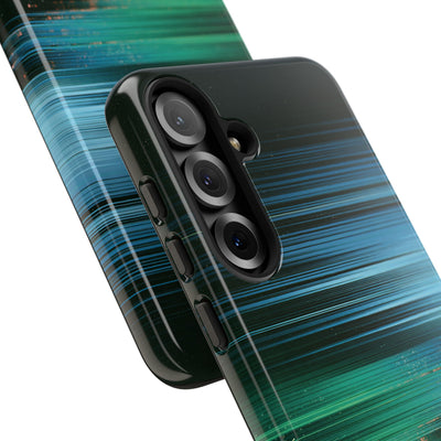 Digital Shoreline Drift · Tough Phone Case for Samsung · Teal