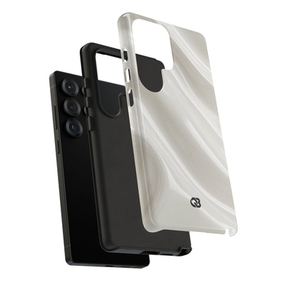 Liquid Enamel Fold · Tough Phone Case for Samsung · White