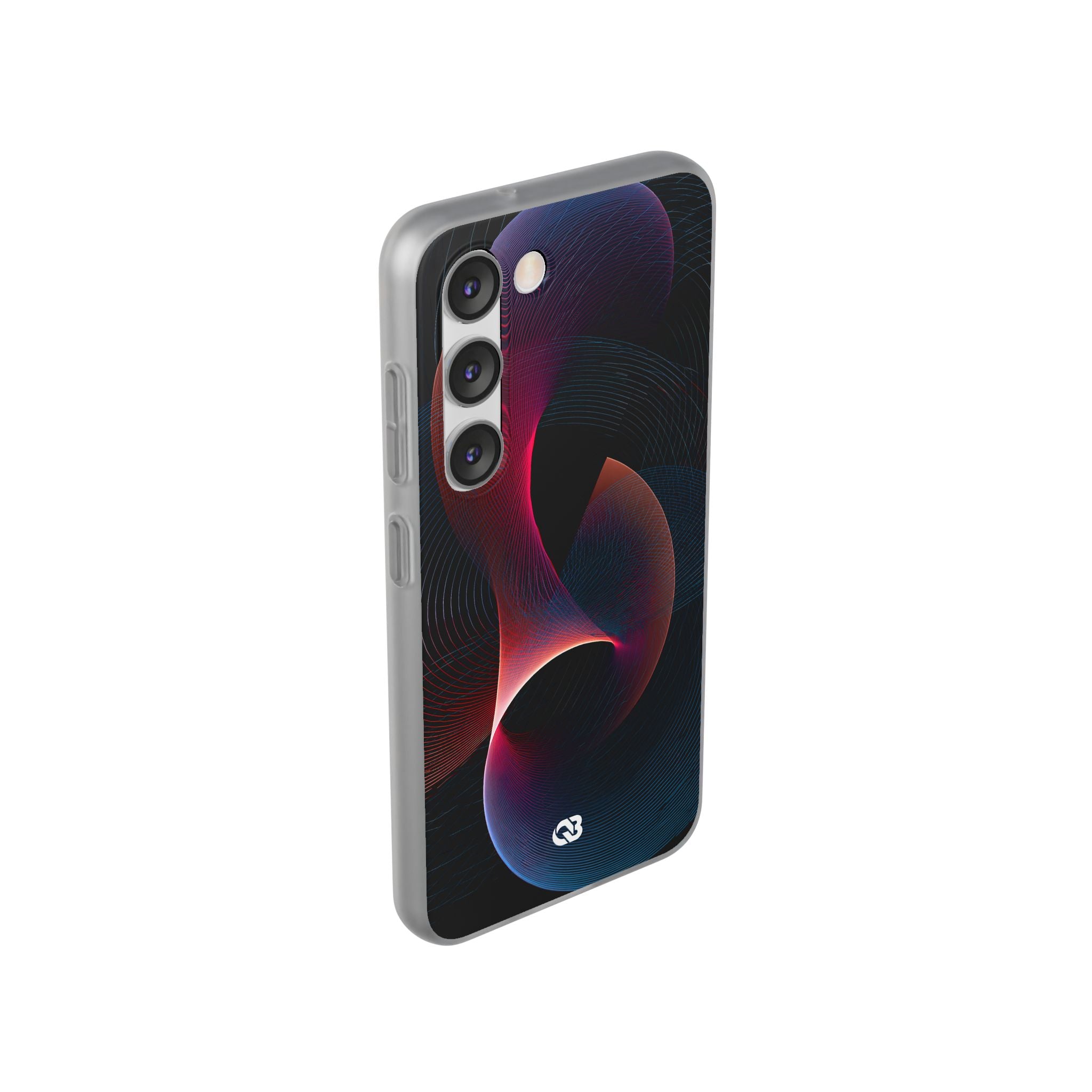 Black Lite Phone Case for Samsung - Cobalt Crimson Flux