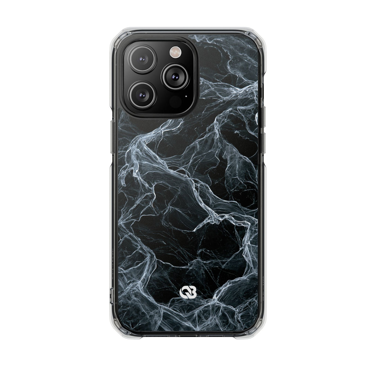Arctic Gossamer · Clear Impact Magnetic Phone Case for iPhone · Black
