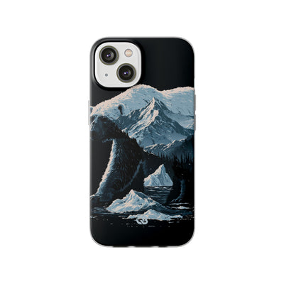 Nordic Arctic Bear · Lite Phone Case for iPhone ·  Black