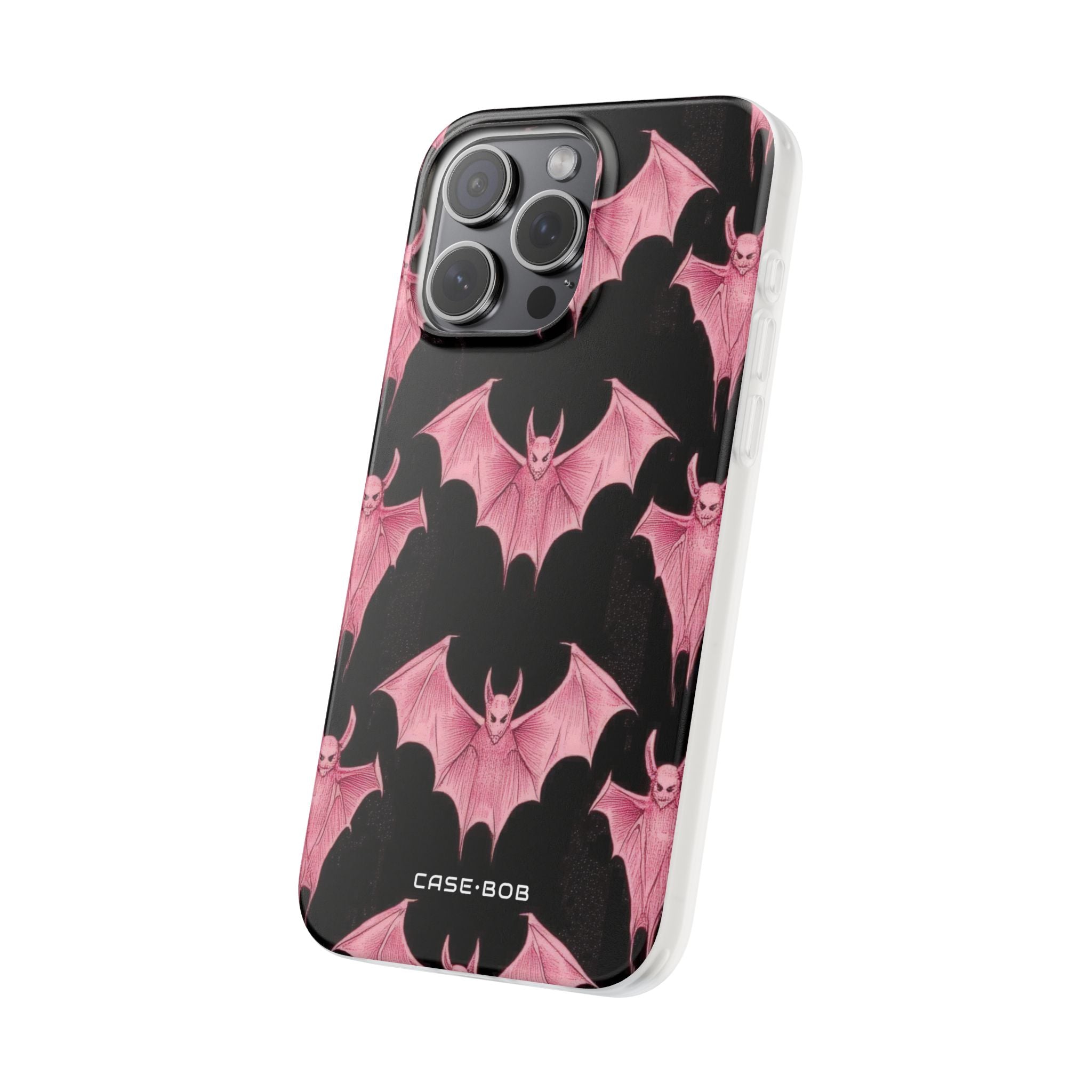 Pink Batwave iPhone 15 Pro Max Case - Soft