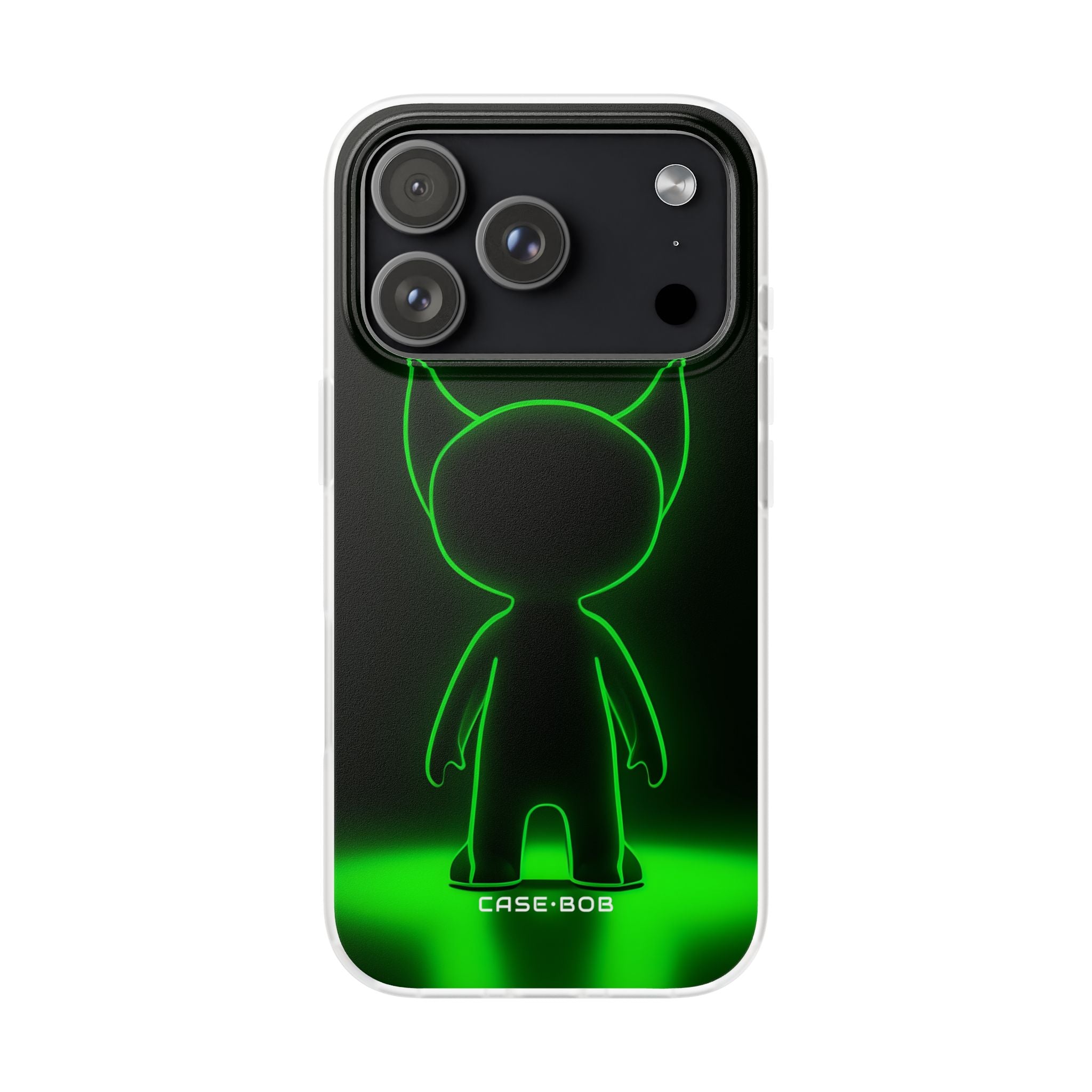 Neon Horned Glow iPhone 17 Pro Case - Soft - CASE•BOB