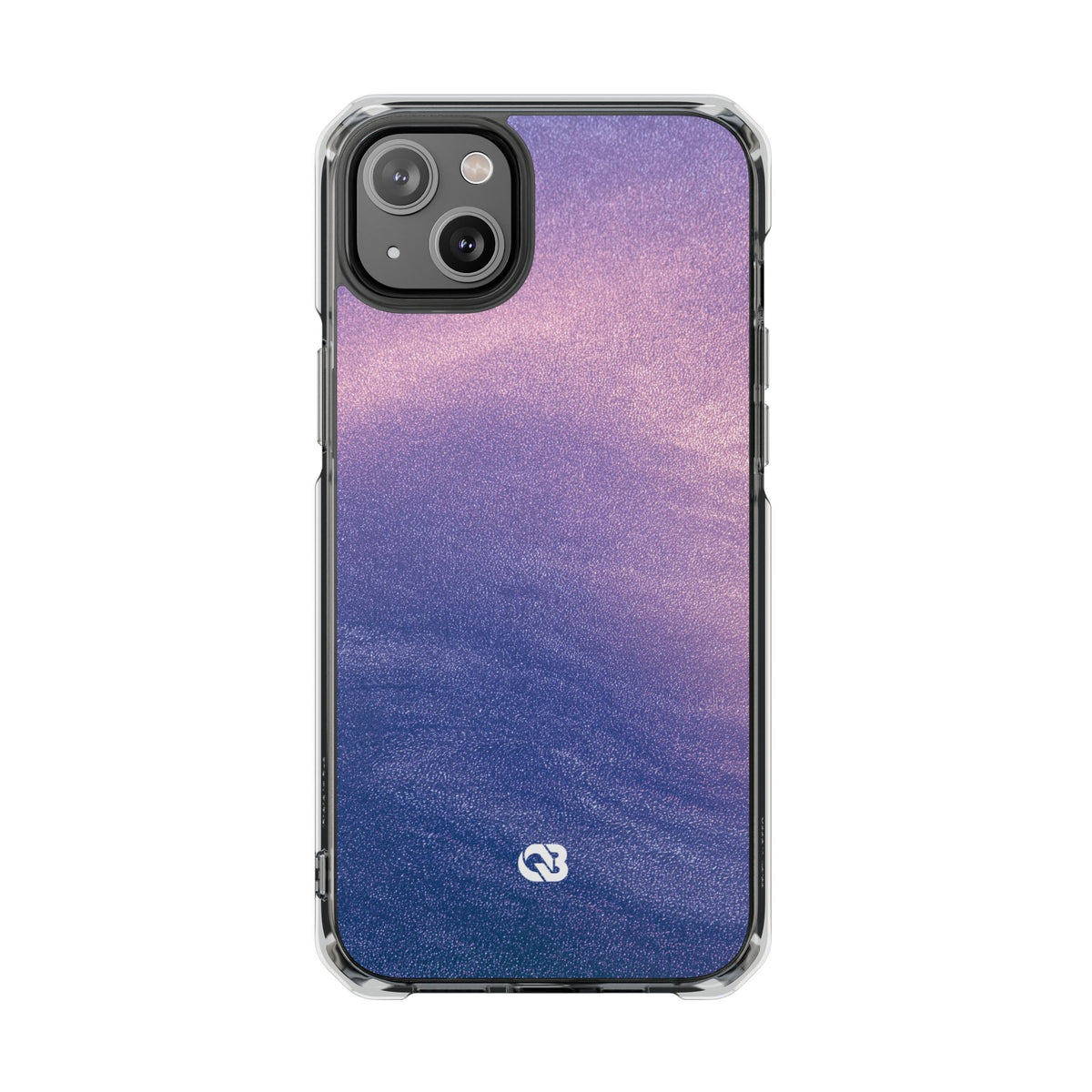 Ethereal Violet Glow · Clear Impact Magnetic Phone Case for iPhone · Purple