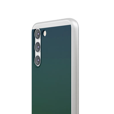Green Lite Phone Case for Samsung - Midnight Pine Horizon