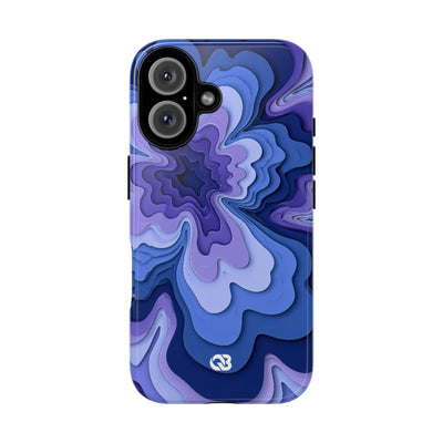 Periwinkle Strata Bloom · Tough Phone Case for iPhone · Purple