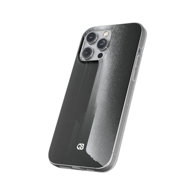 Black Lite Phone Case for iPhone - Brutalist Pixel Monolith