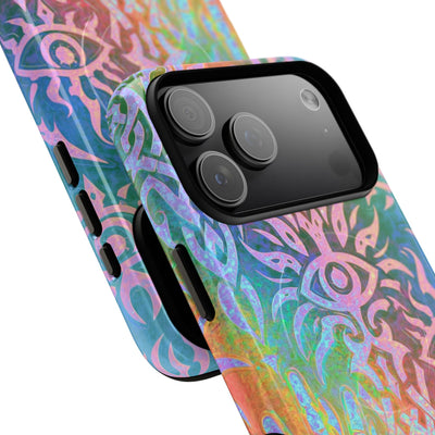 Chromatic Mystic Sigil · Tough 2.0 Magnetic Phone Case for iPhone · Blue
