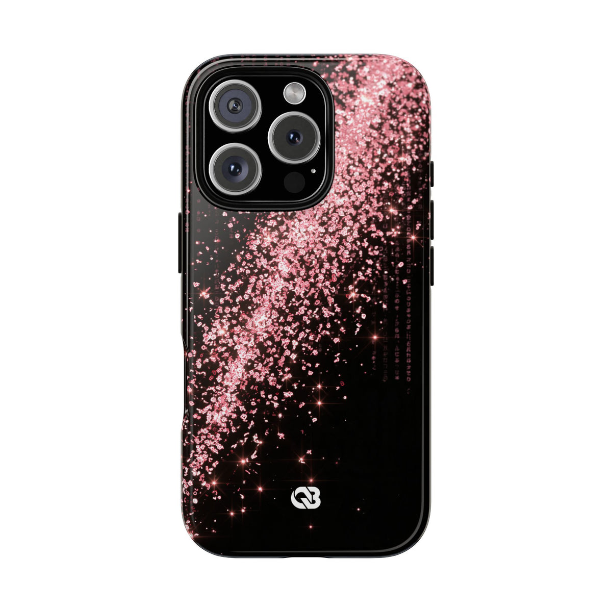 Rose Digital Cascade · Tough Phone Case for iPhone · Pink
