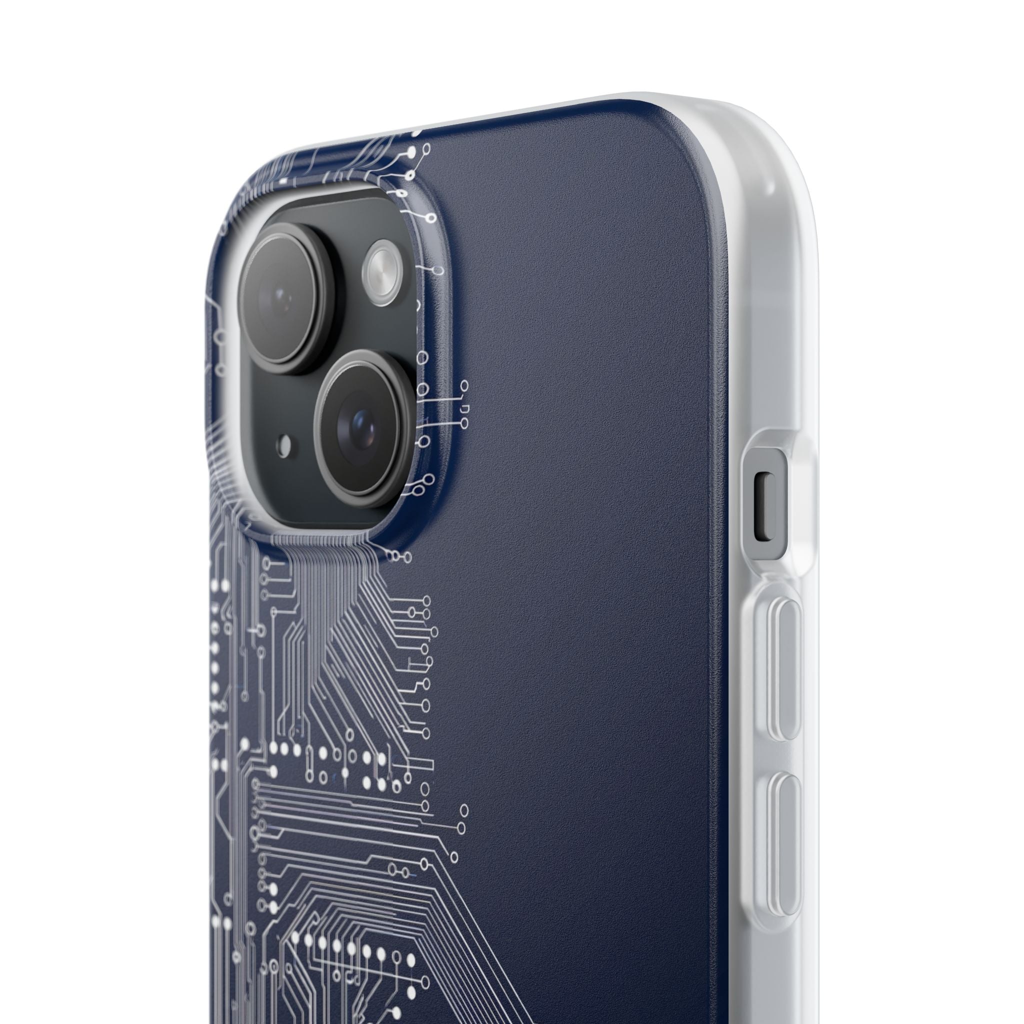 Blue Lite Phone Case for iPhone - Cobalt Data Stream