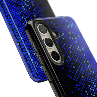 Cobalt Hex Dispersion · Tough Phone Case for Samsung · Blue