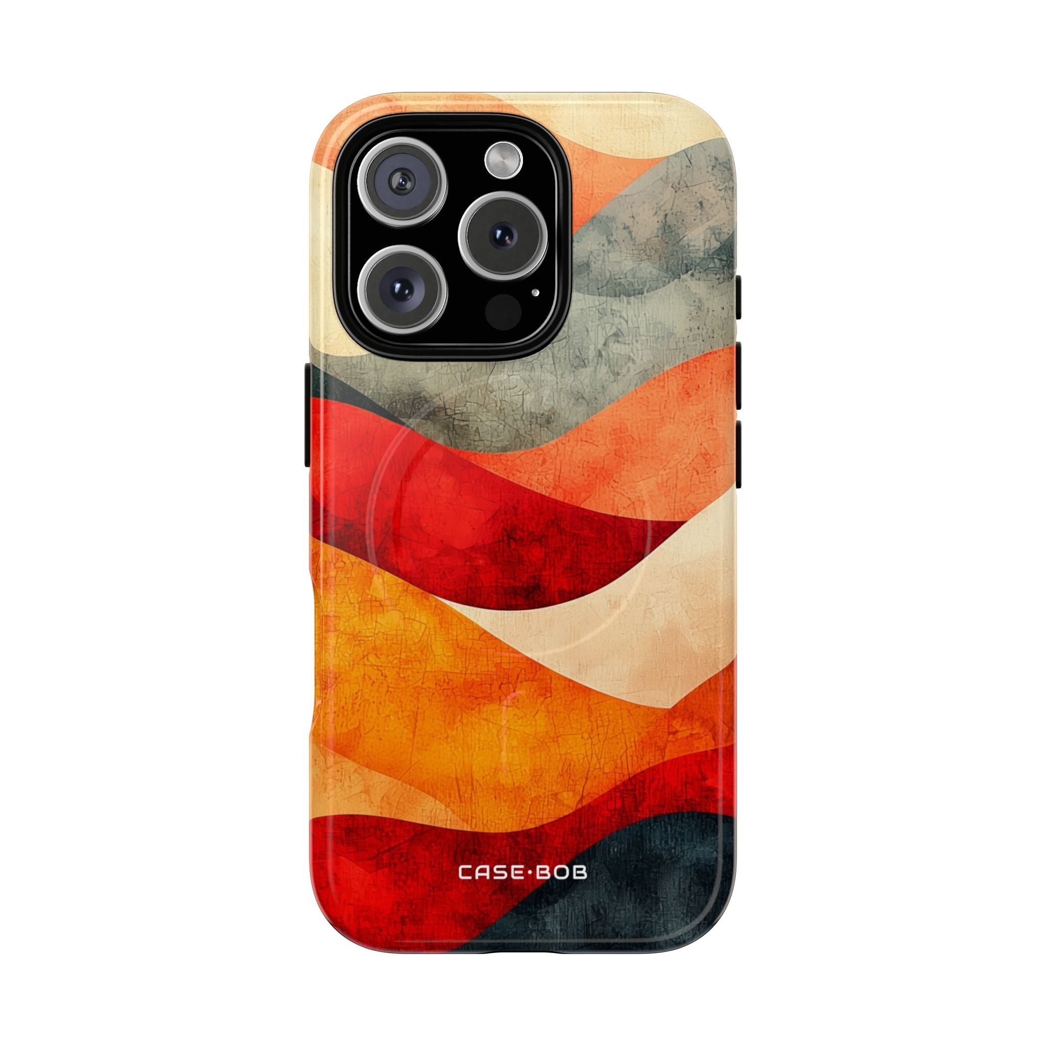Cracked Wave Sunset iPhone 16 Pro Cover - Tough+